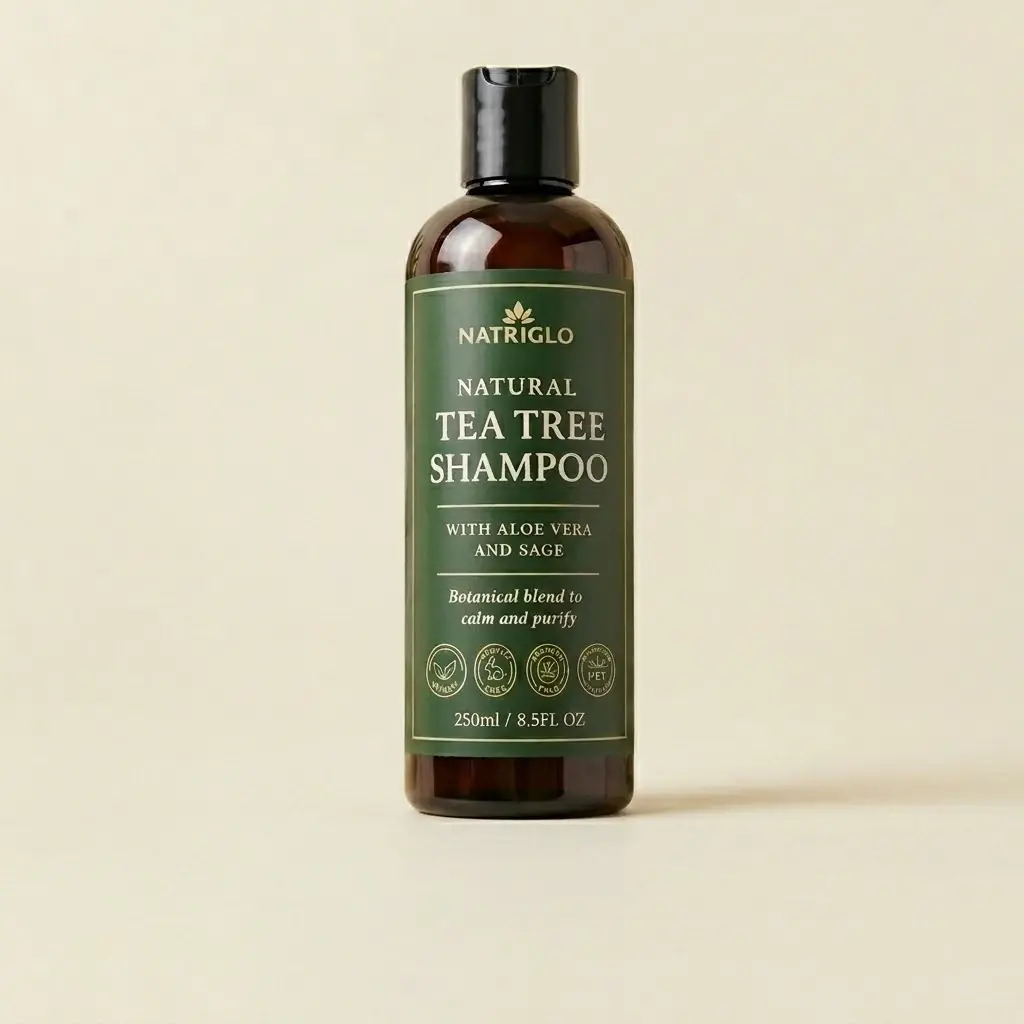 natriglo natural tea tree shampoo aloe vera sage Home 3 Tea Tree Shampoo